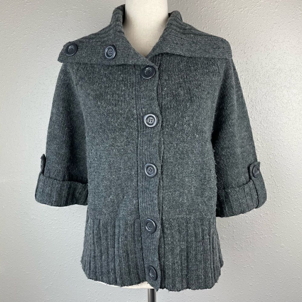 ABS Collection Wool Blend Cardigan Sweater Size S EUC